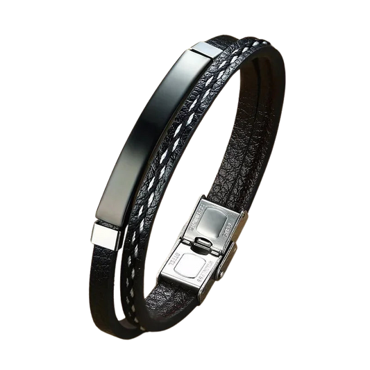 LEATHER WEAVE BRACELET